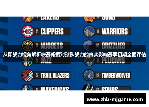 从即战力视角解析联赛新援对球队战力的真实影响赛季初期全面评估